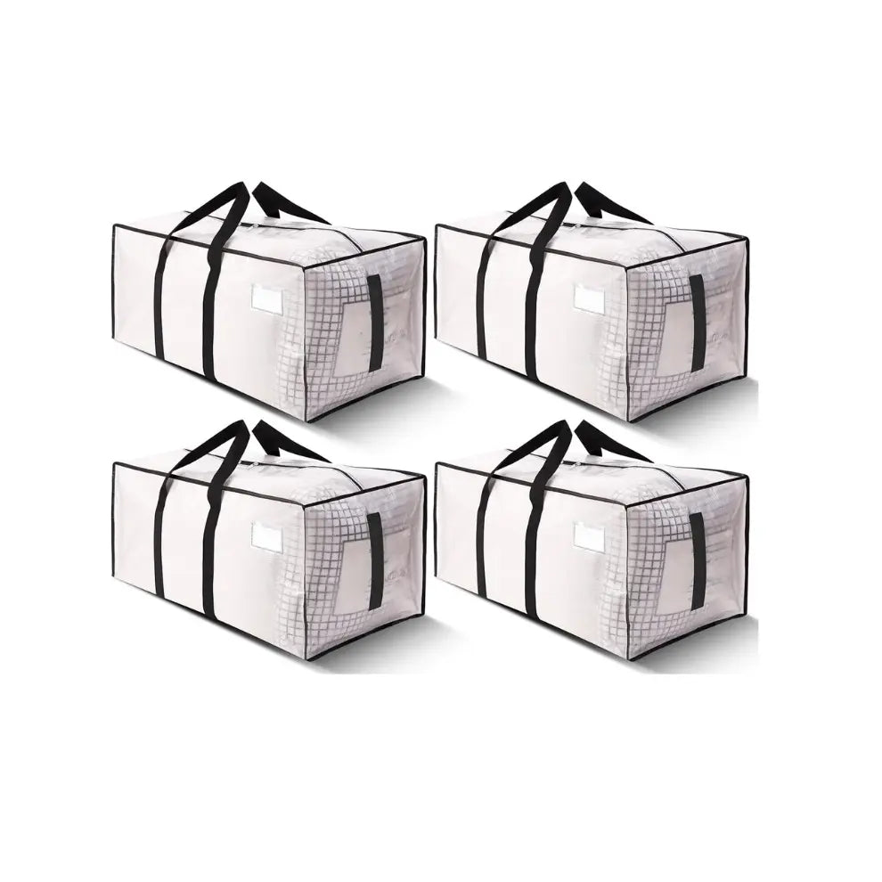 Ukeetap 8-Pack Extra Large Heavy-Duty Clear Moving & Storage Bags (24 Gallon)