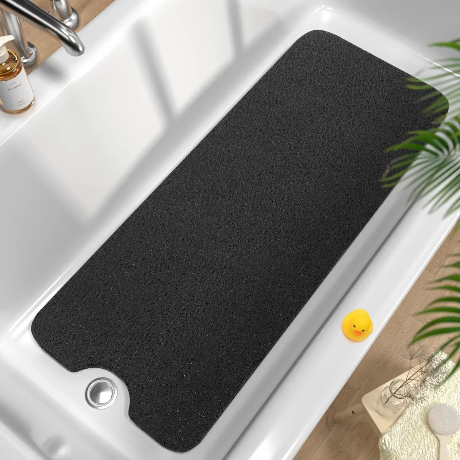 Exfoliating Suction-Free Luxury Bath & Shower Mat (Quick-Dry & Anti-Mold)