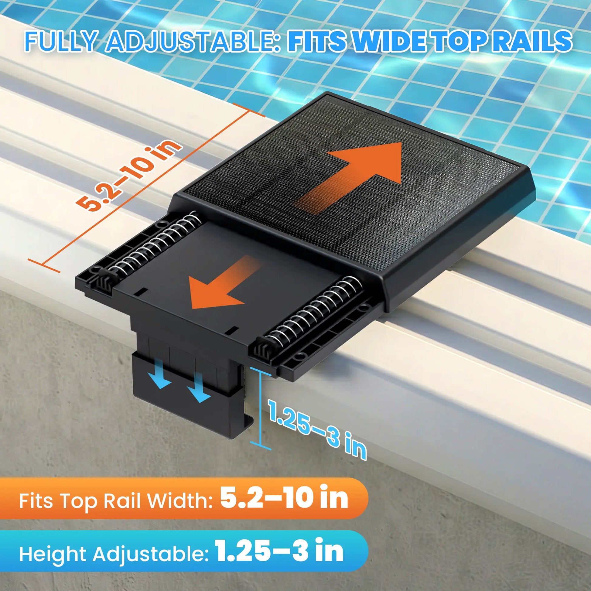 Telescopic Wide-Angle Solar Pool Light Set (2-Pack)