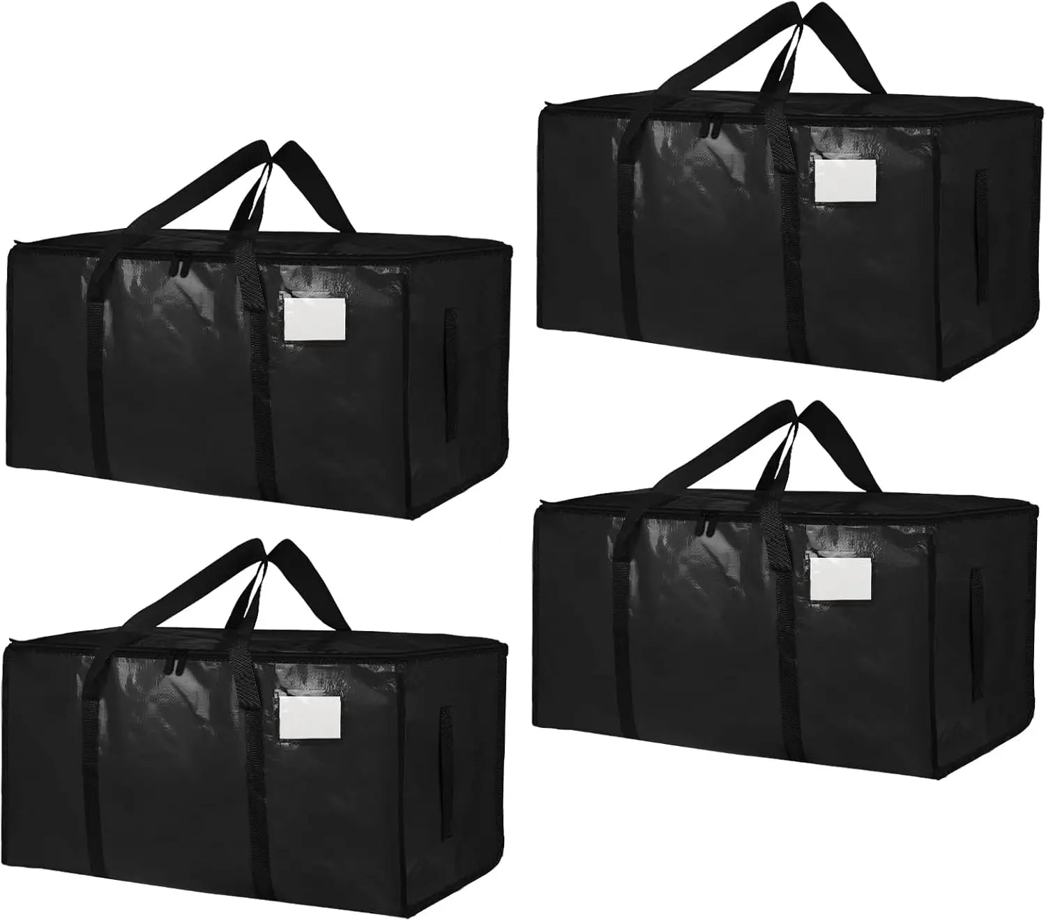 Ukeetap 8-Pack Extra Large Heavy-Duty Clear Moving & Storage Bags (24 Gallon)