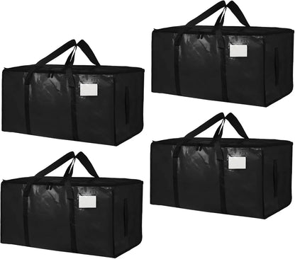 Ukeetap 8-Pack Extra Large Heavy-Duty Clear Moving & Storage Bags (24 Gallon)
