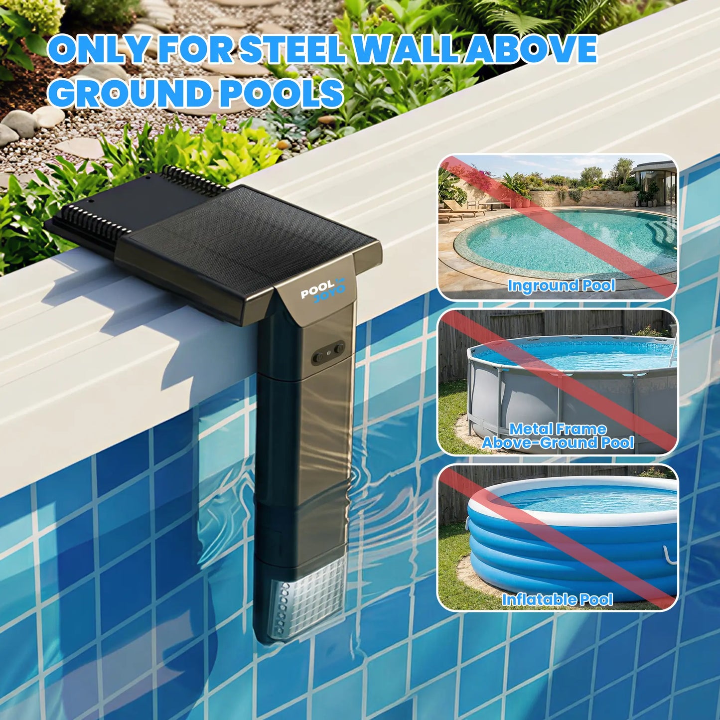 Telescopic Wide-Angle Solar Pool Light Set (2-Pack)