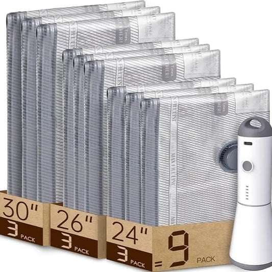 Cordless Pocket-Size Vacuum Travel Pump & Compression Bag Kit