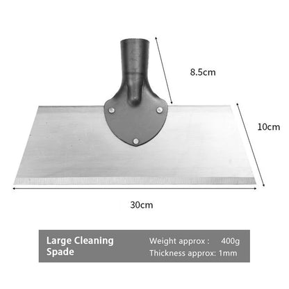Multifunctional Manganese Steel Yard Cleaning & Scraper Shovel Head (30cm / 11.8in)