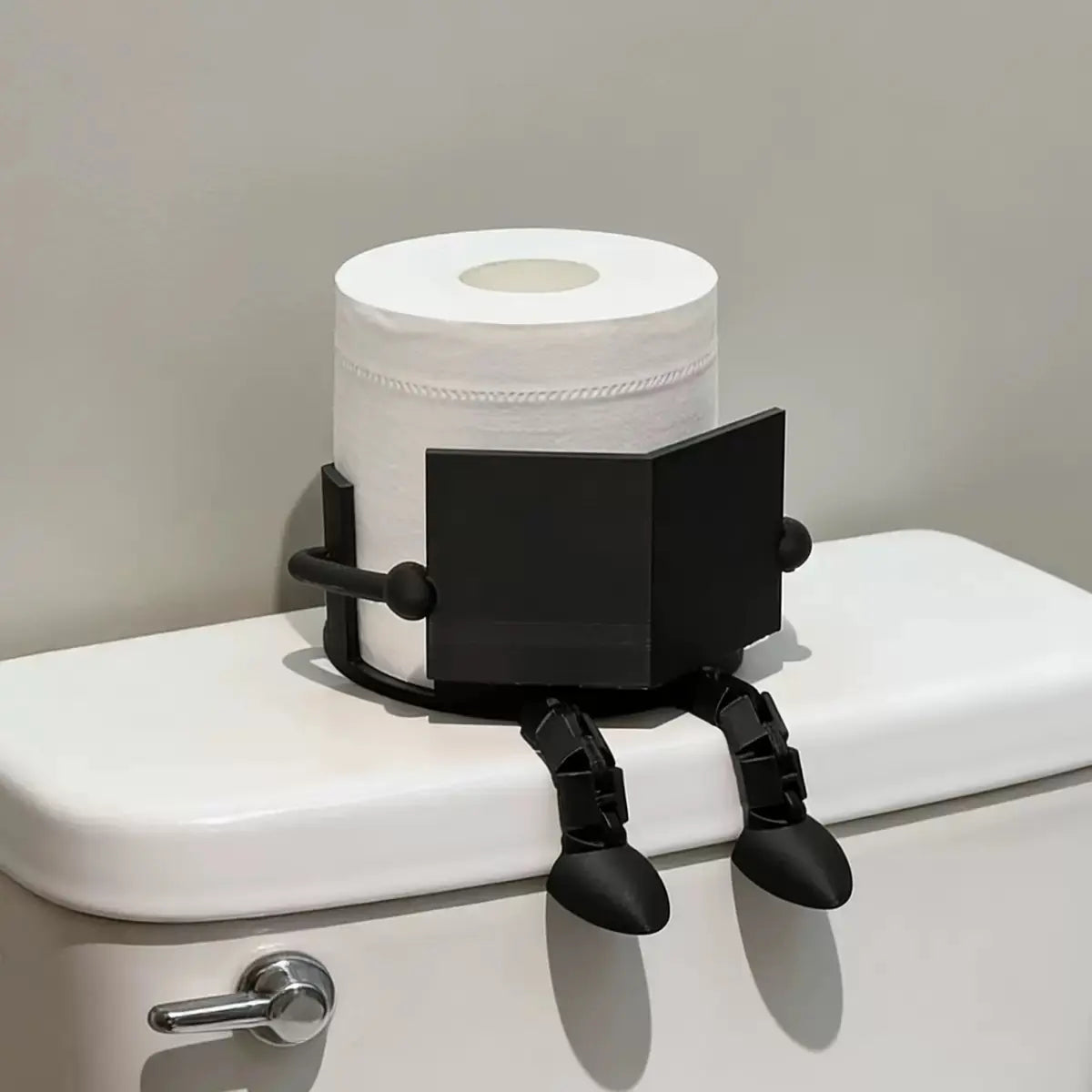 The "Thinking Man" Novelty Toilet Paper Stand
