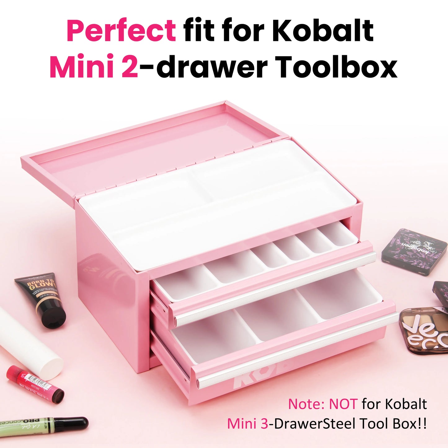 Custom 6-Piece Snug-Fit Tool Box Organizer Tray Set