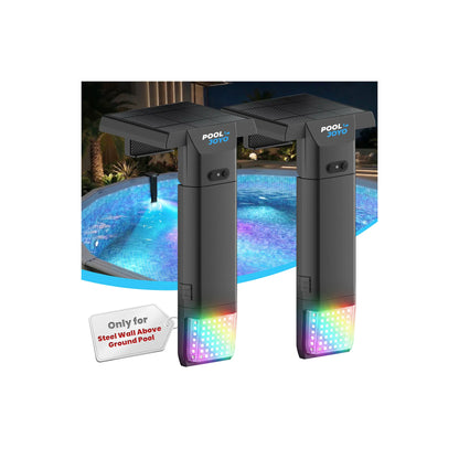 Telescopic Wide-Angle Solar Pool Light Set (2-Pack)