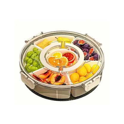 Airtight 8-Compartment Leak-Proof Snack Platter Box