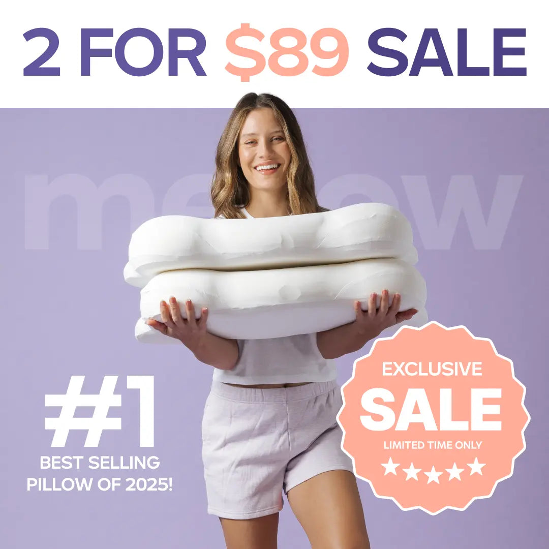 CloudAlign Ergonomic Orthopedic Memory Foam Pillow Set (Buy 1 Get 1 Bundle)