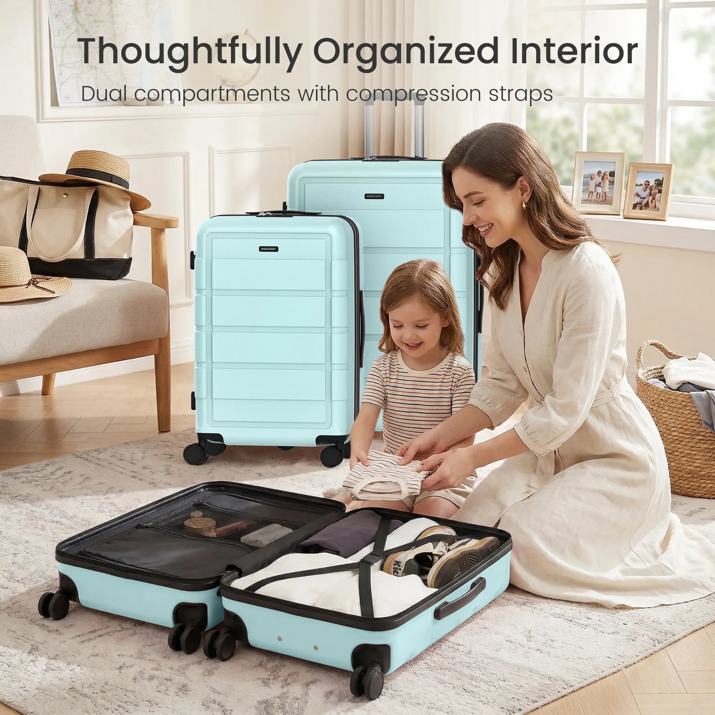 3-Piece Expandable Polycarbonate Travel System (20/24/28-Inch)