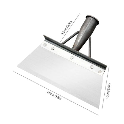 Multifunctional Manganese Steel Yard Cleaning & Scraper Shovel Head (30cm / 11.8in)
