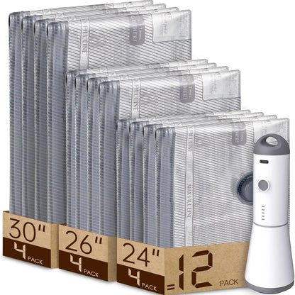 Cordless Pocket-Size Vacuum Travel Pump & Compression Bag Kit