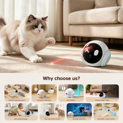 Wireless AI Pet Camera Pal – 1080P Smart Moving Monitor with Tuya Smart App