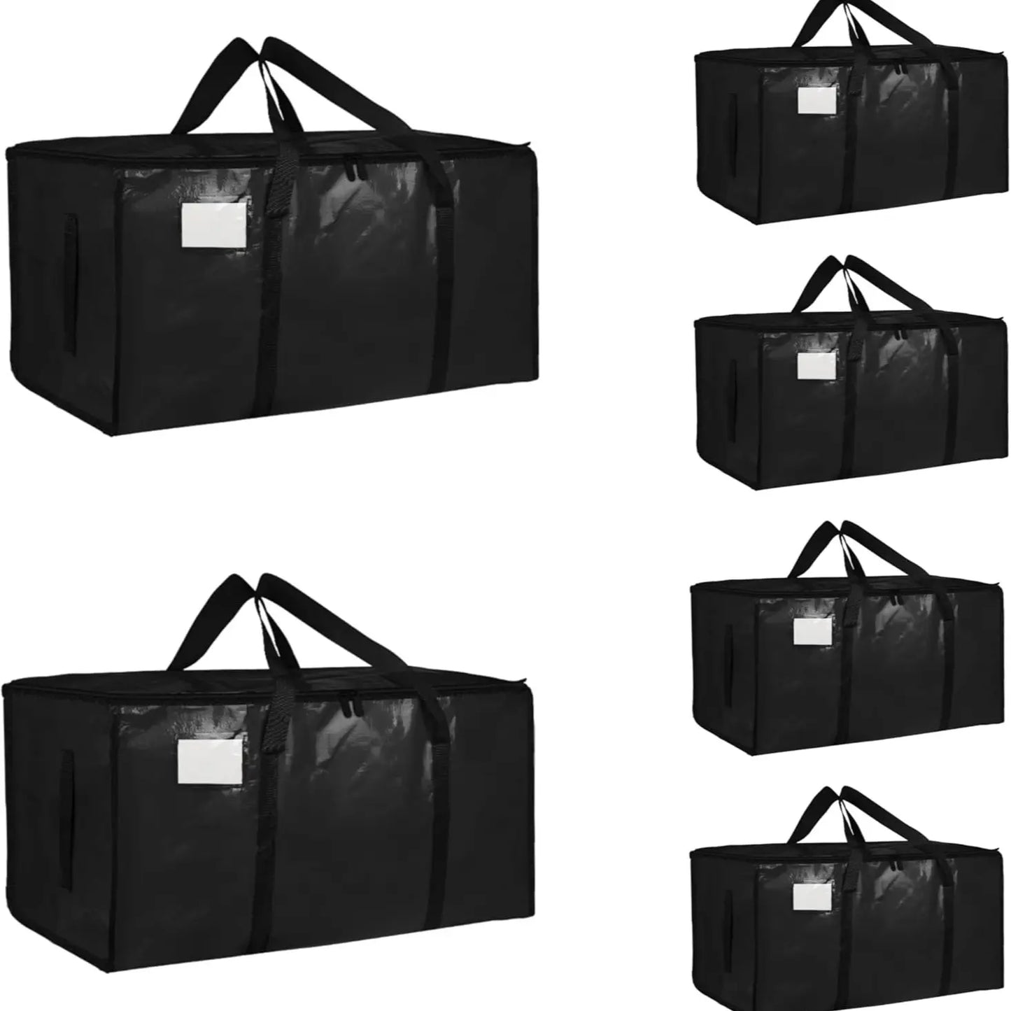 Ukeetap 8-Pack Extra Large Heavy-Duty Clear Moving & Storage Bags (24 Gallon)