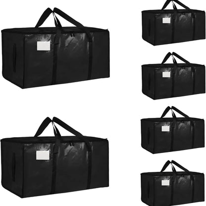 Ukeetap 8-Pack Extra Large Heavy-Duty Clear Moving & Storage Bags (24 Gallon)