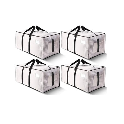 Ukeetap 8-Pack Extra Large Heavy-Duty Clear Moving & Storage Bags (24 Gallon)