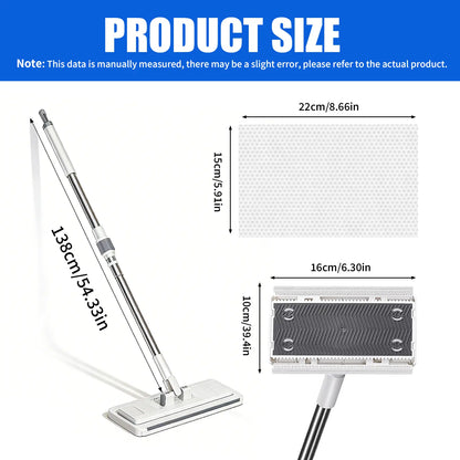 SOPAMI Hands-Free Automatic Cloth Changing Dust Mop & Floor Cleaner