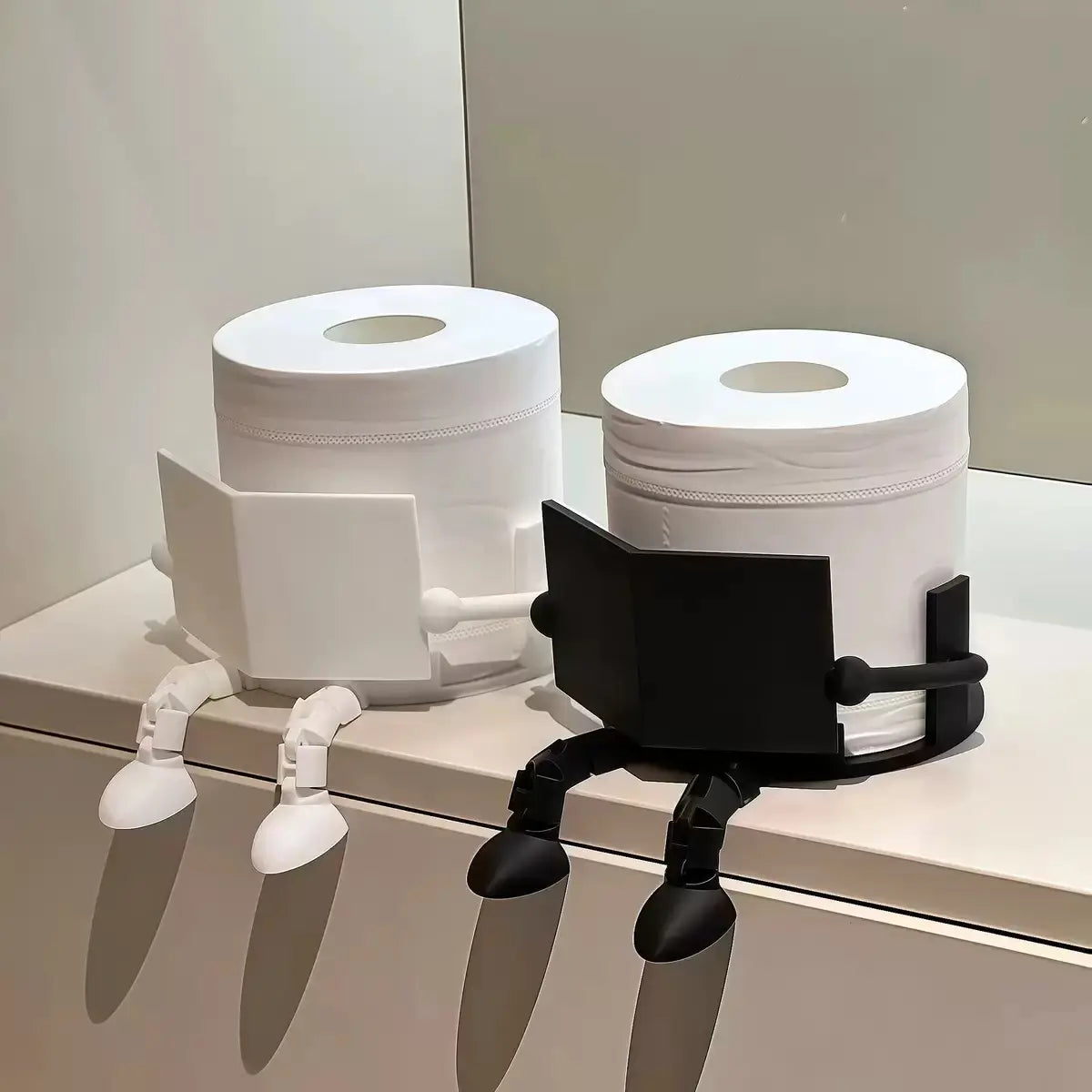 The "Thinking Man" Novelty Toilet Paper Stand