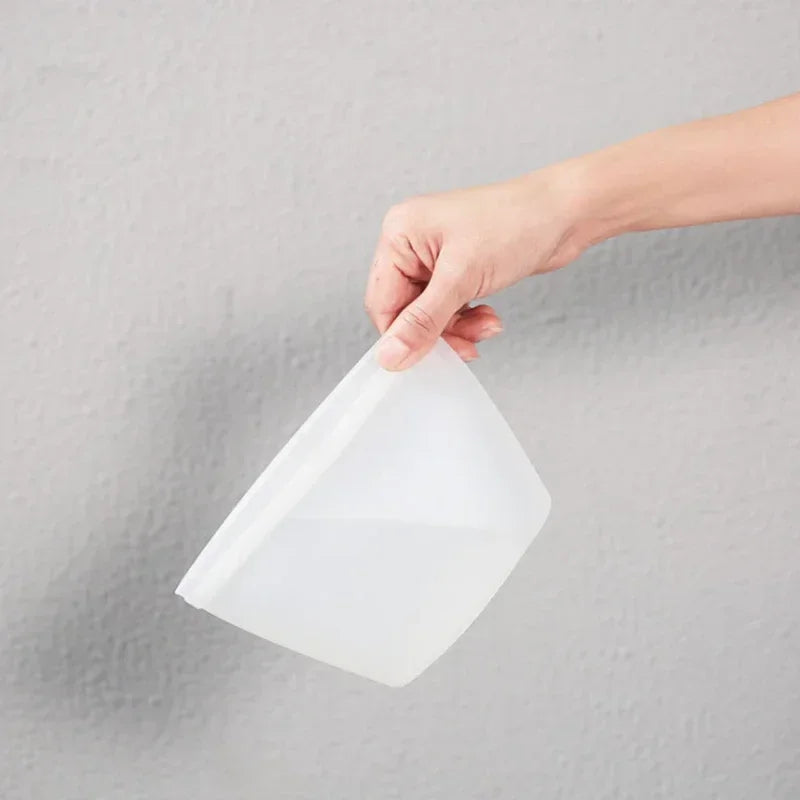 Reusable Silicone Food Storage Bags – Leakproof Heavy-Duty Eco Fresh-Keeping Pouches