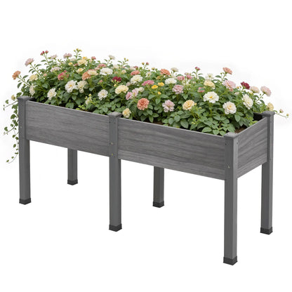 Heavy-Duty Deep-Root Wood Raised Garden Bed Planter