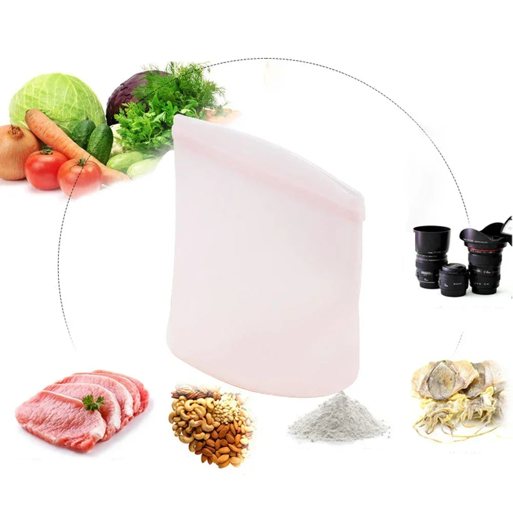 Reusable Silicone Food Storage Bags – Leakproof Heavy-Duty Eco Fresh-Keeping Pouches