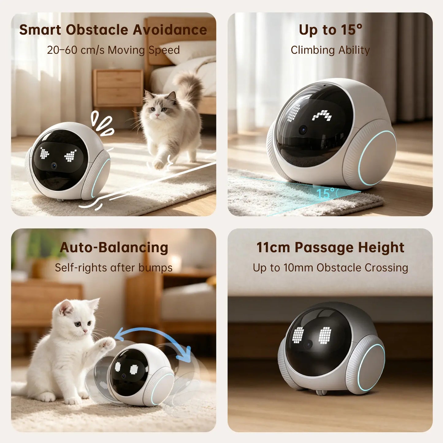 Wireless AI Pet Camera Pal – 1080P Smart Moving Monitor with Tuya Smart App