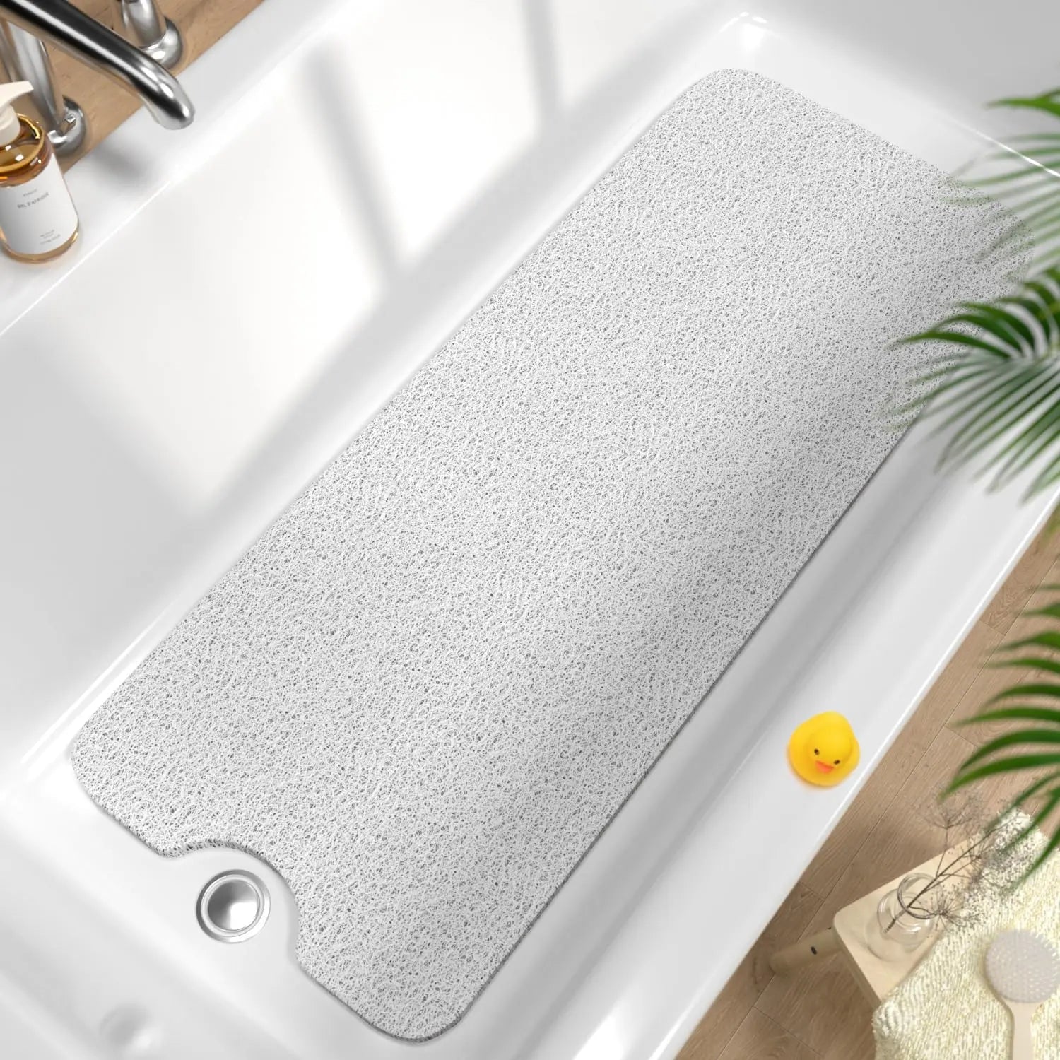 Exfoliating Suction-Free Luxury Bath & Shower Mat (Quick-Dry & Anti-Mold)