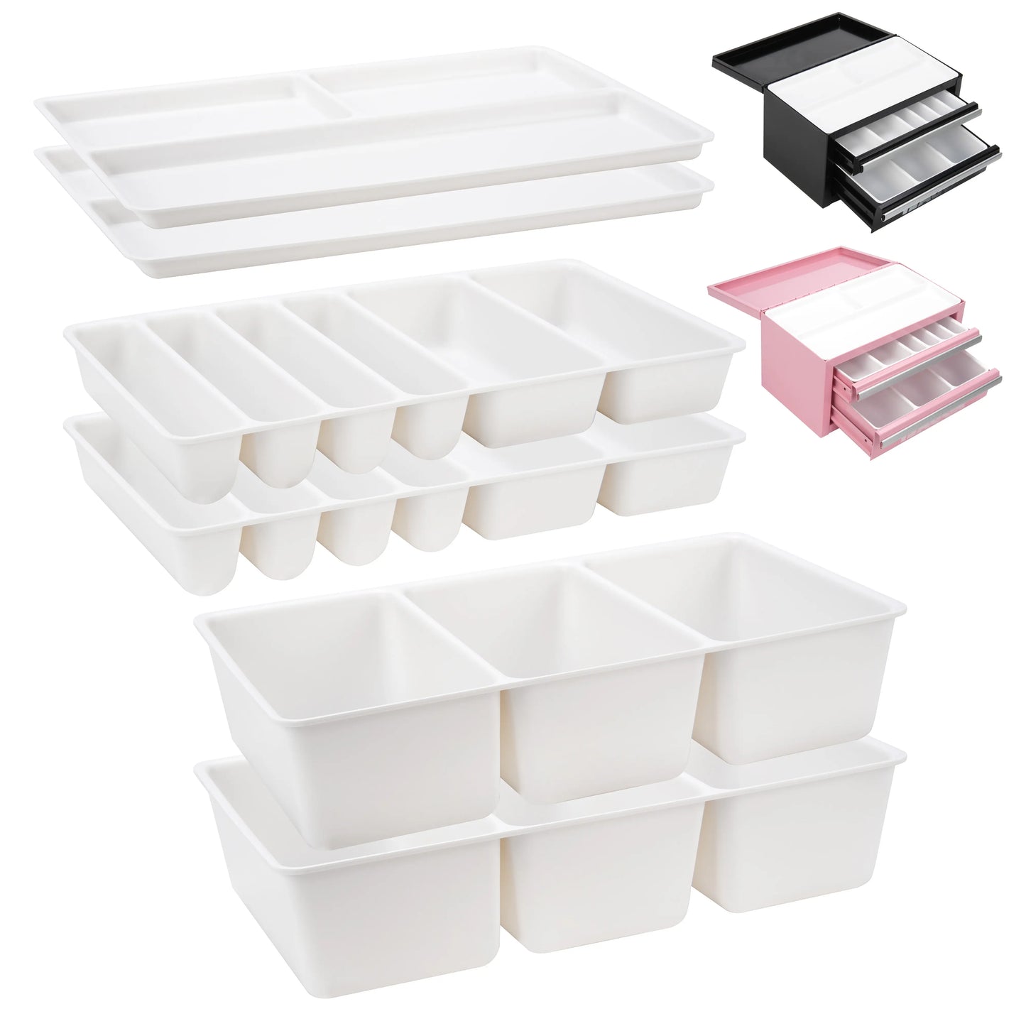 Custom 6-Piece Snug-Fit Tool Box Organizer Tray Set