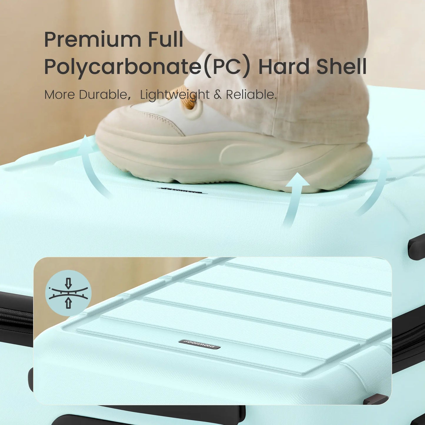3-Piece Expandable Polycarbonate Travel System (20/24/28-Inch)