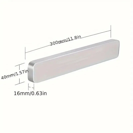 Heavy-Duty Magnetic Knife Rack – Dual-Mount No-Drill Design