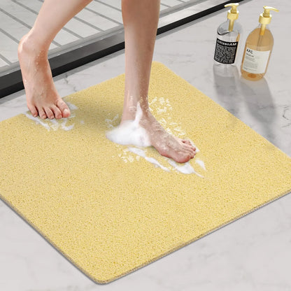 Exfoliating Suction-Free Luxury Bath & Shower Mat (Quick-Dry & Anti-Mold)