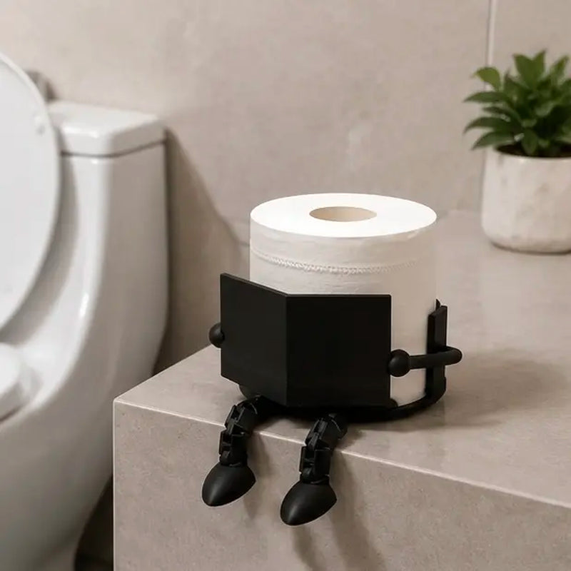 The "Thinking Man" Novelty Toilet Paper Stand