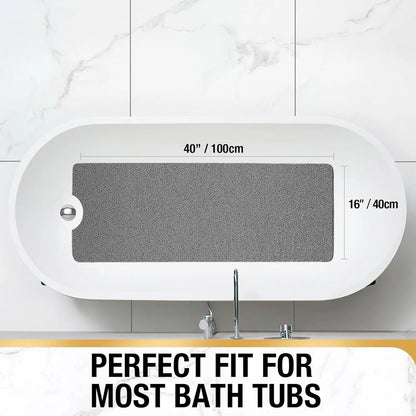 Exfoliating Suction-Free Luxury Bath & Shower Mat (Quick-Dry & Anti-Mold)